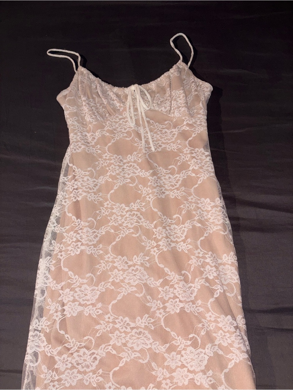 Papermoon Lace-Trim Slip in Blush